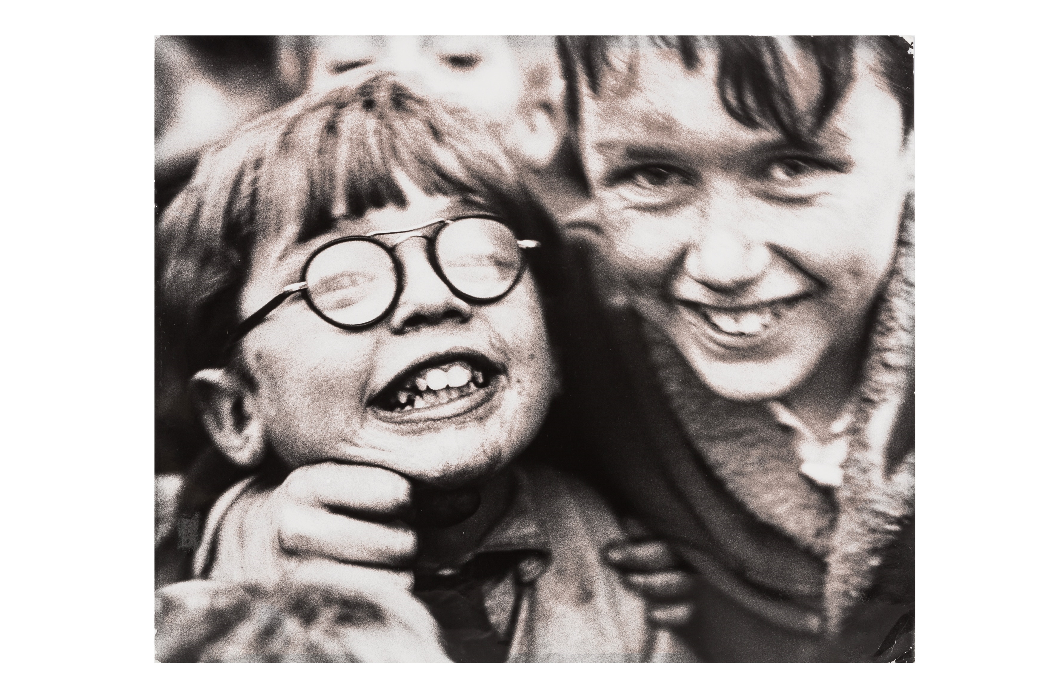 Artwork by Shirley Baker, TWO BOYS, Made of silver gelatin print