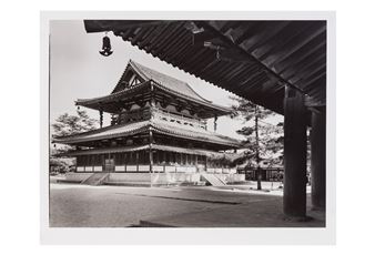 ISE SHRINE'S EAST GABLE OF THE MAIN SANCTUARY - Yoshio Watanabe
