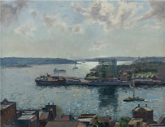 Early Morning, Port Jackson [Sydney by Alan Robert Colquhoun Grieve