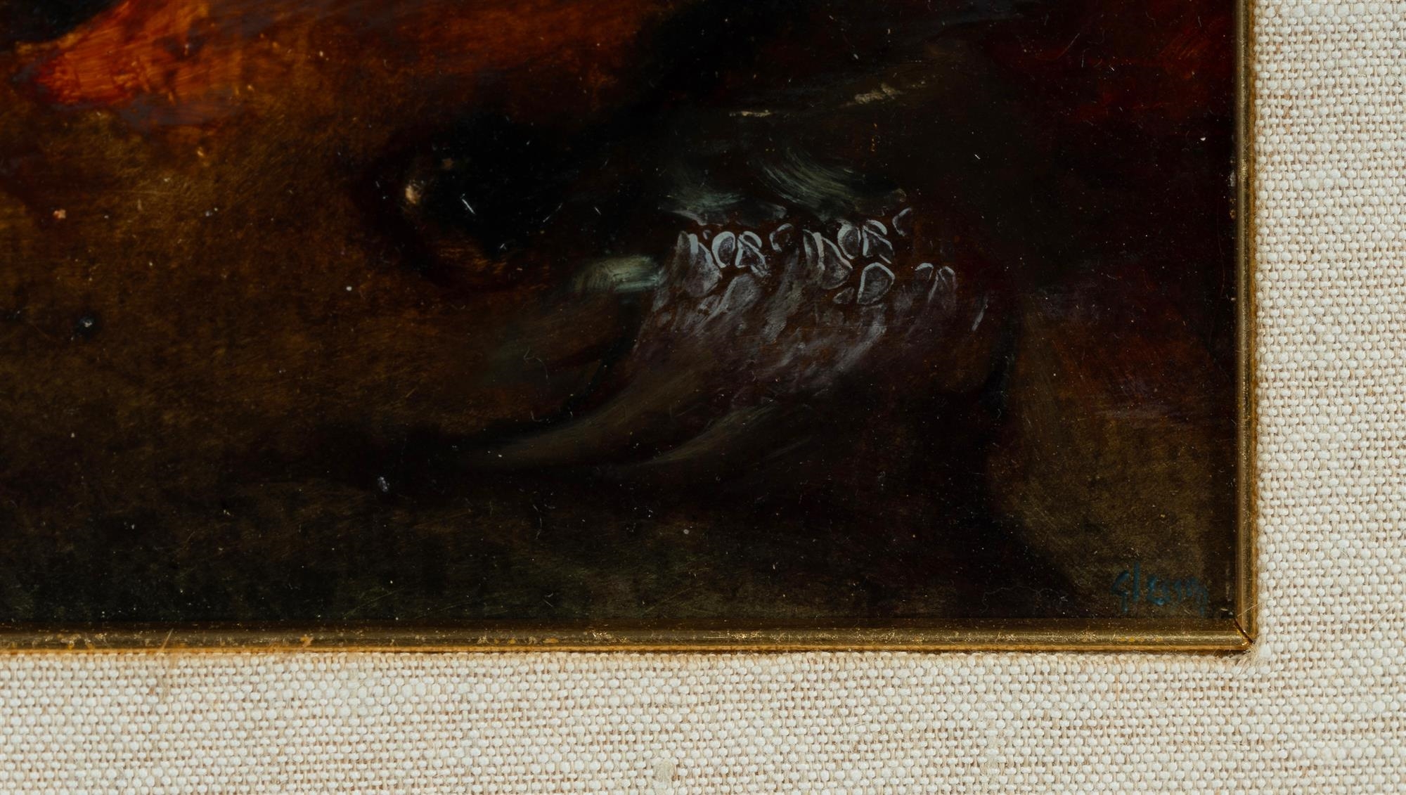 James Gleeson | Seated Figure Writing in Landscape | MutualArt