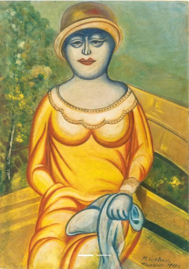 Blue Woman - Michail Ivanovic Kursin