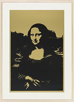 Sunday B モナリザ Black on Vellum/ポスター