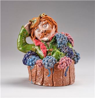 Julia Hanzl (born in Vienna in 1982), a ceramic object (“Bacchus - Julia Hanzl