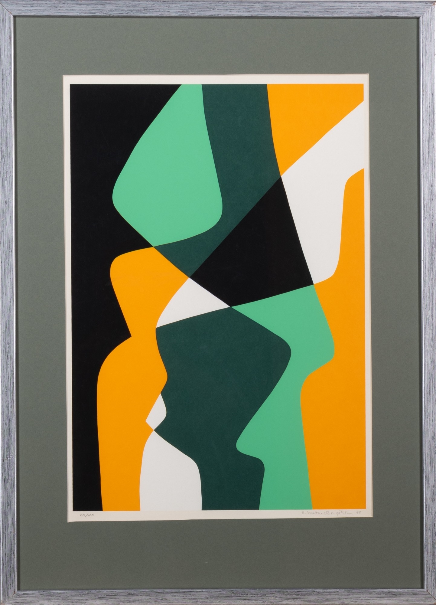Artwork by Ernst Mether-Borgström, Abstract, Made of lithograph