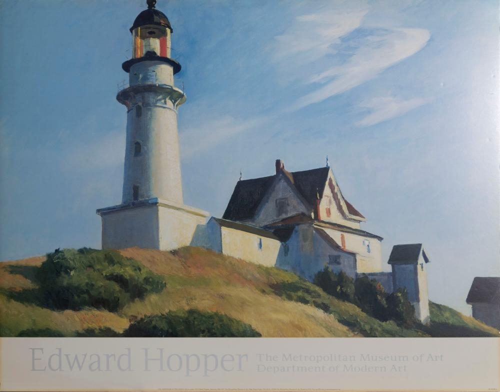 THE LIGHTOUSE AT TWO LIGHTS - Edward Hopper