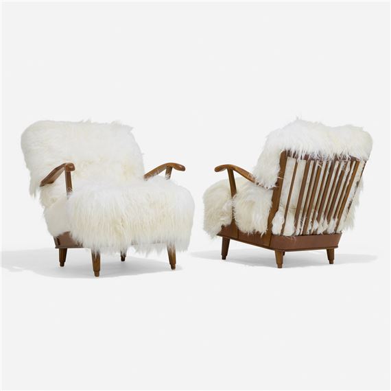 Lounge chairs, pair by Svante Skogh, circa 1945