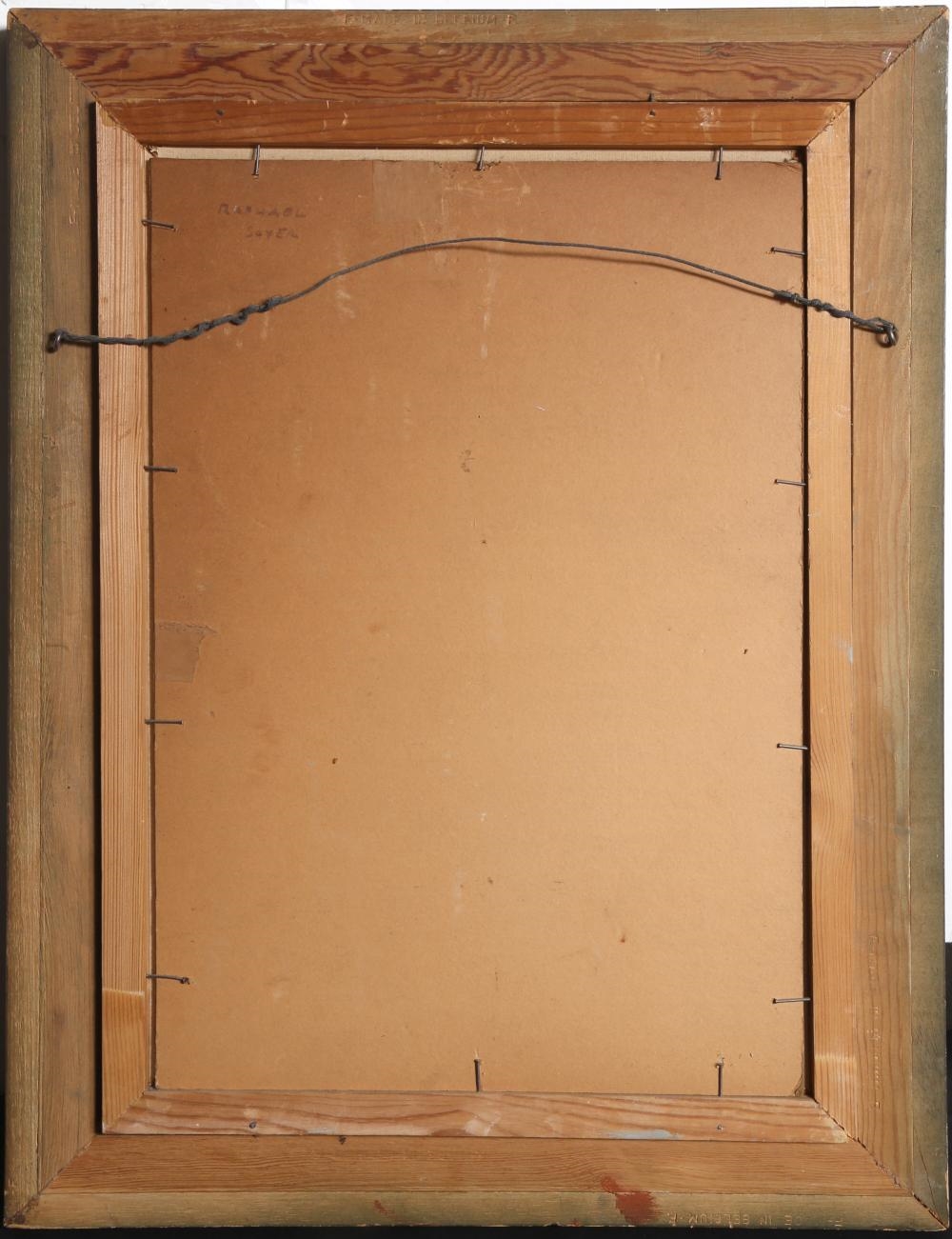 Artwork by Raphael Soyer, CITY STREET, Made of OIL ON BOARD