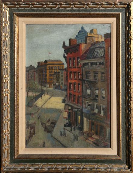 CITY STREET by Raphael Soyer, circa 1930