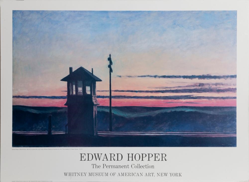 RAILROAD SUNSET - Edward Hopper