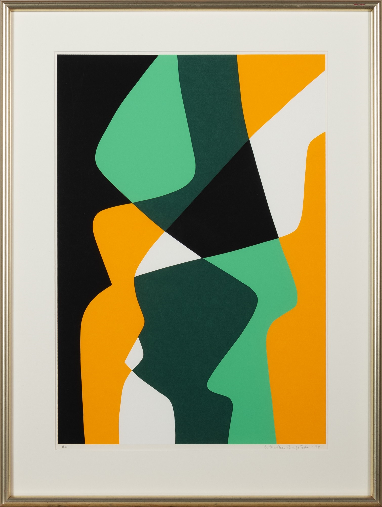 Artwork by Ernst Mether-Borgström, Composition, Made of serigraph