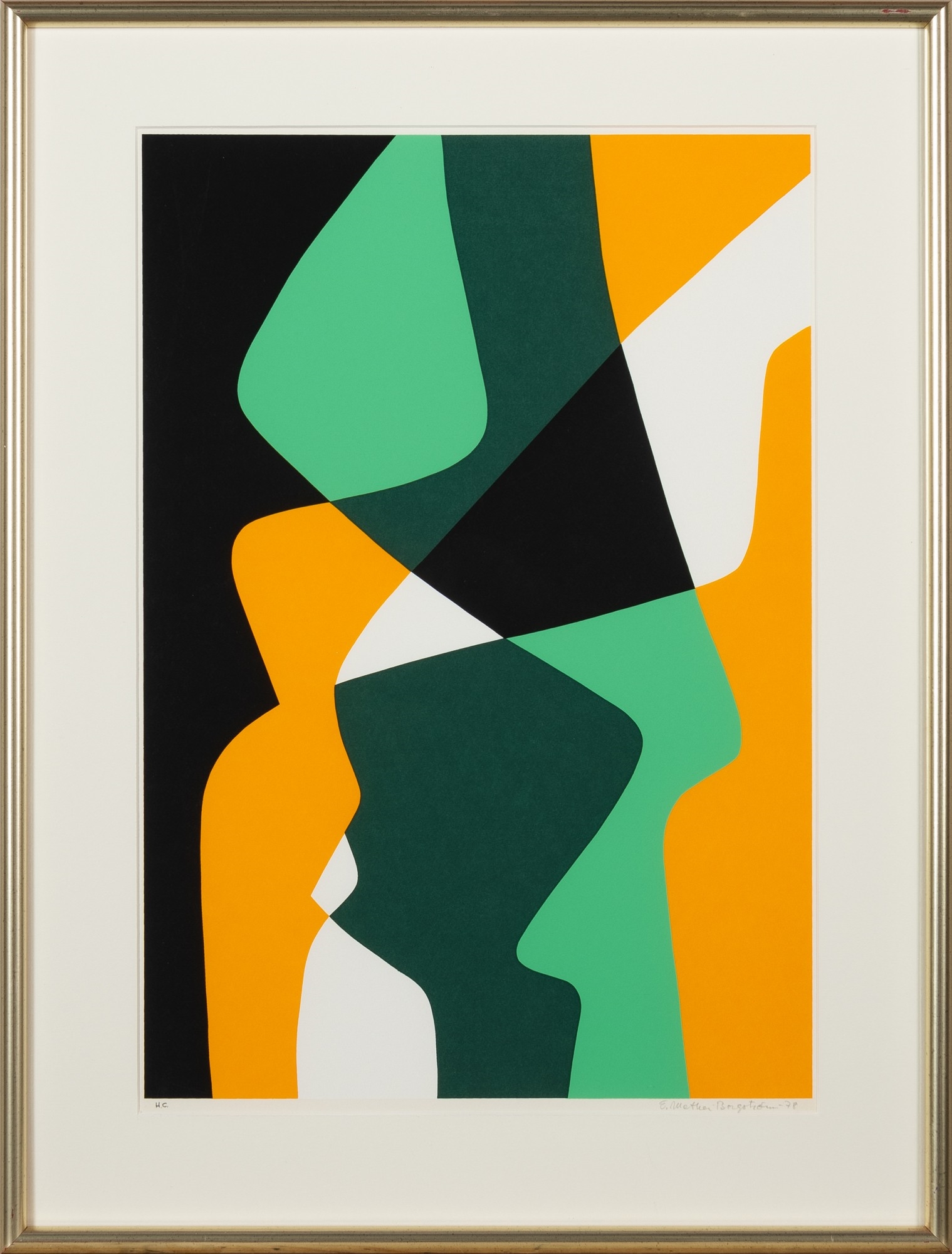 Artwork by Ernst Mether-Borgström, Composition, Made of serigraph