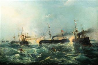 Cuirassiers en haute mer - Duran Brager