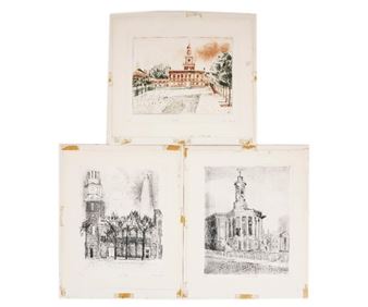 JEROME KAPLAN ETCHINGS - Jerome Eugene Kaplan