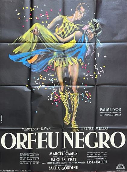 ORFEU NEGRO Marcel Camus. 1959 120x160 cm.... - Lot 594 - Tessier & Sarrou et Associés
