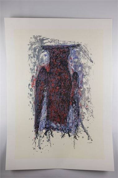 Jean-Paul Riopelle | Painting, 1954 four-color reproduction on