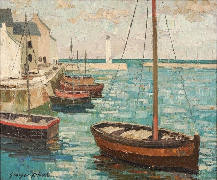 Georges Rival | GEORGES RIVAL OIL ON CANVAS | MutualArt