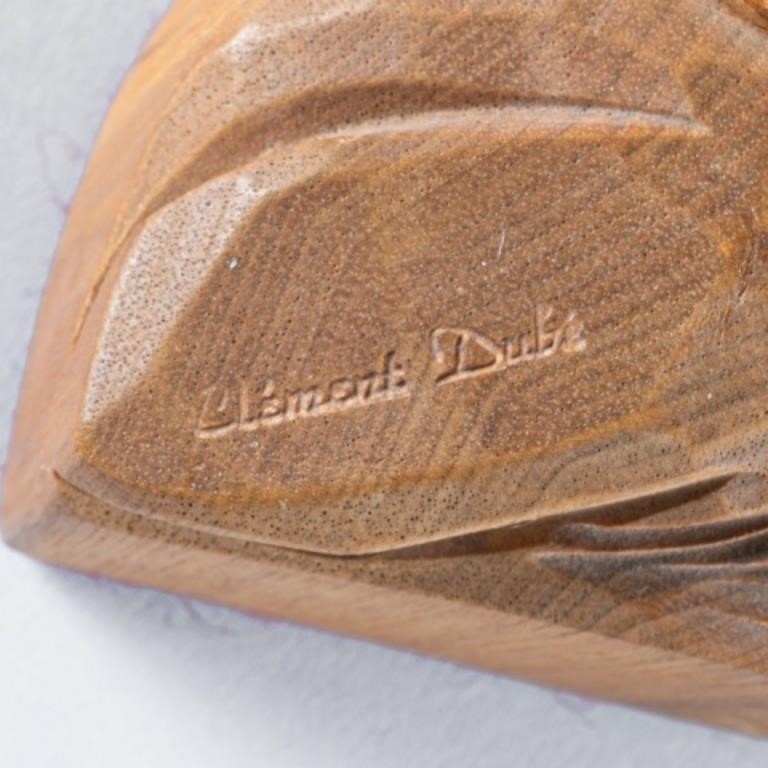 Artwork by Clement Dubé, CARVED BEAVER BY CLÉMENT DUBÉ, Made of pine