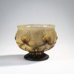 Vase sur pied aux fleurs et triangles by Gabriel Argy-Rousseau, 1927