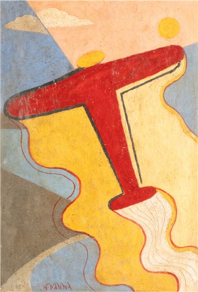 Aereo Rosso, 1932 ca by Giulio d’Anna, 1932