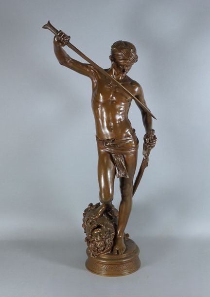 Marius-Jean-Antonin Mercié | David and Goliath | MutualArt