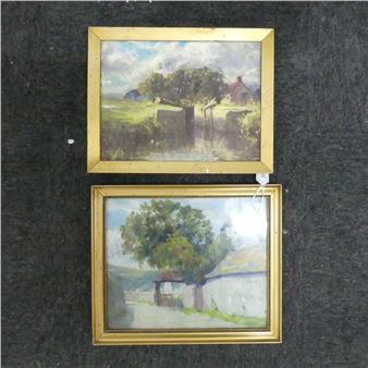 OIL LANDSCAPES 220x290mm - Benjamin George Head