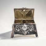 Artwork by Carl Stock, Sugar box, Made of Silver