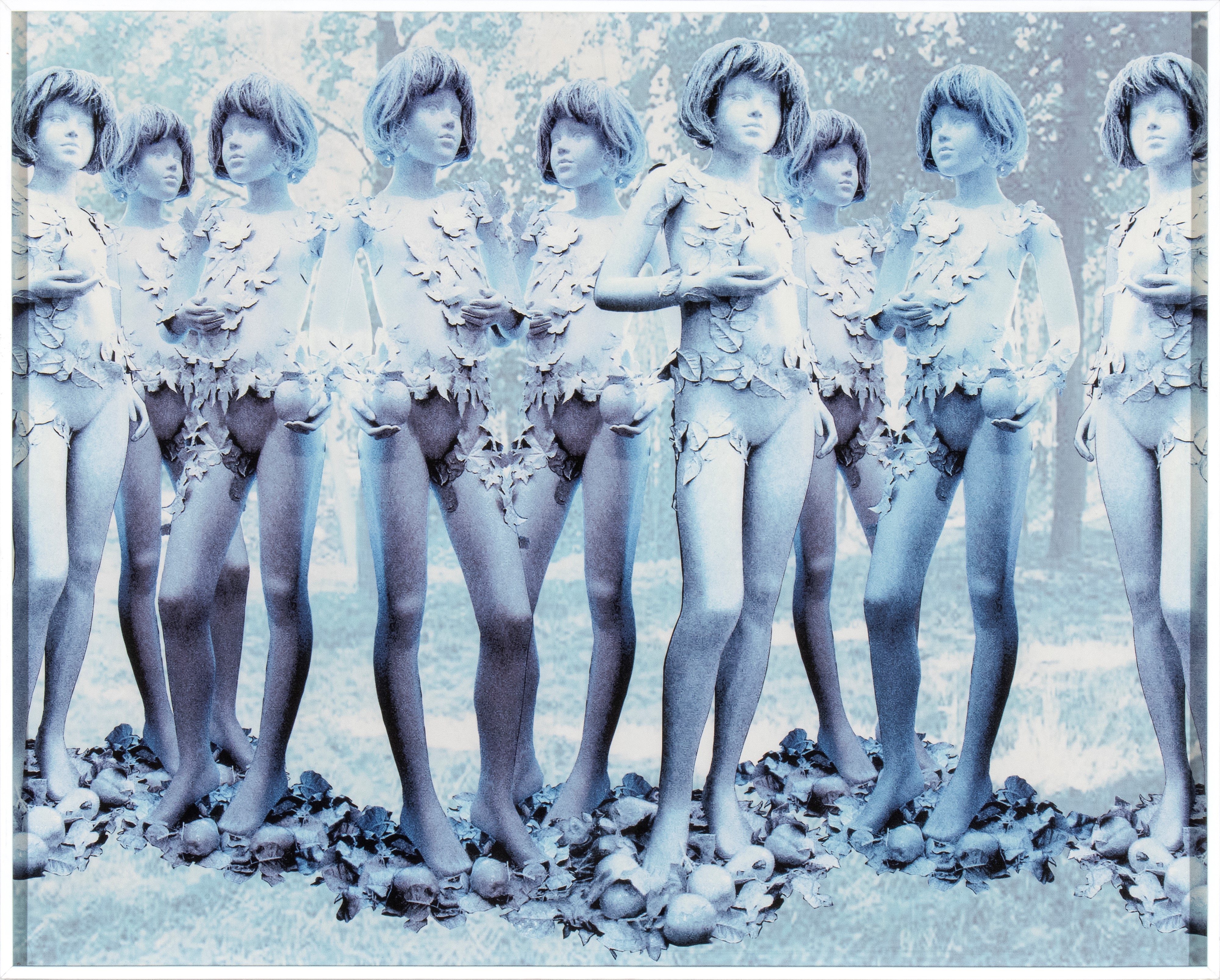 Artwork by Vincenzo Ceccato, Mutazione - Figure vegetali, 2008, Made of painting on canvas