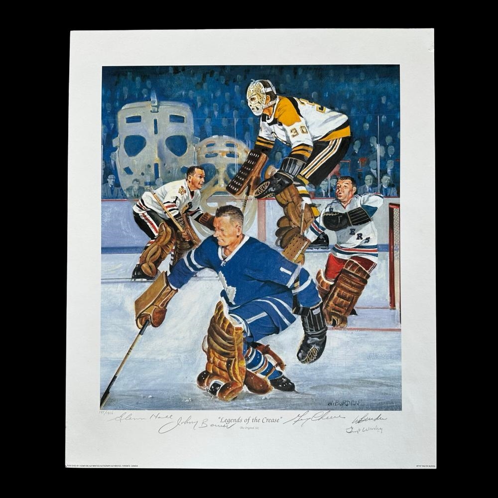 Artwork by William Burden, Legends of the Crease, Made of Print