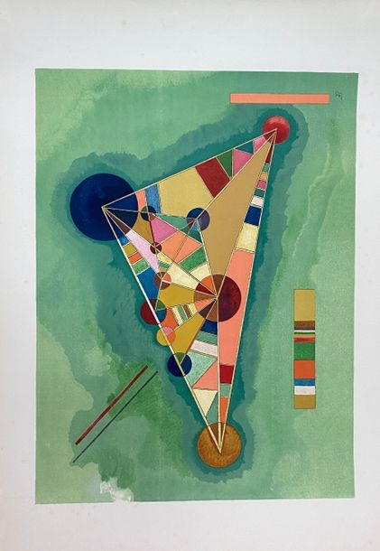 Bigarrure dans le triangle - Wassily Kandinsky