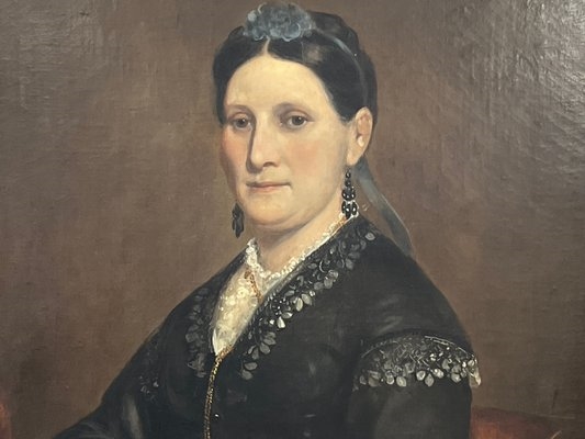Benjamin Williams Leader | Pair of Benjamin Leader Oil/Canvas Portraits ...