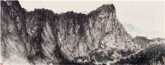 The Landscape of Mount Hua - Fu Baoshi