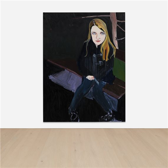 Moll in the Park by Chantal Joffe, Painted in 2010