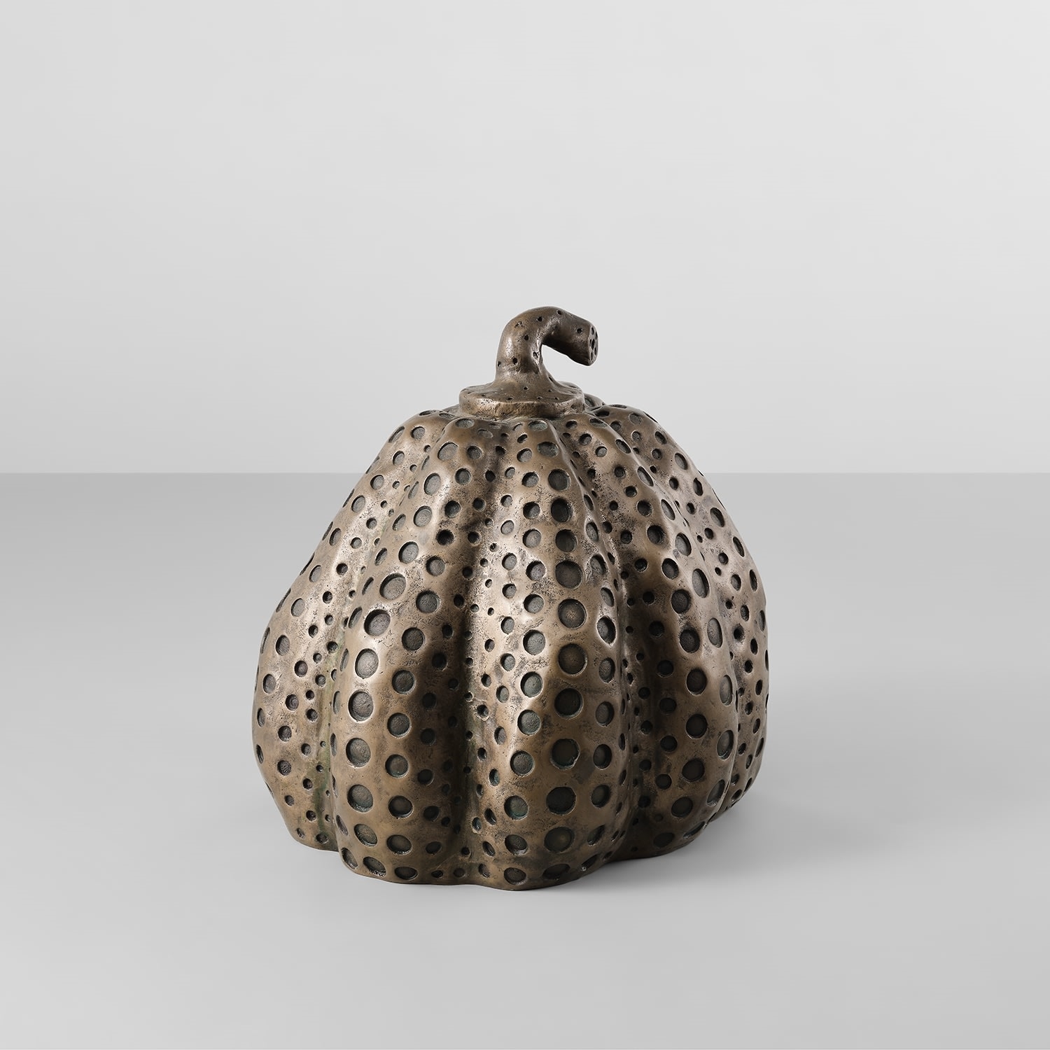 Artwork by Yayoi Kusama, Pumpkin, Made of bronze