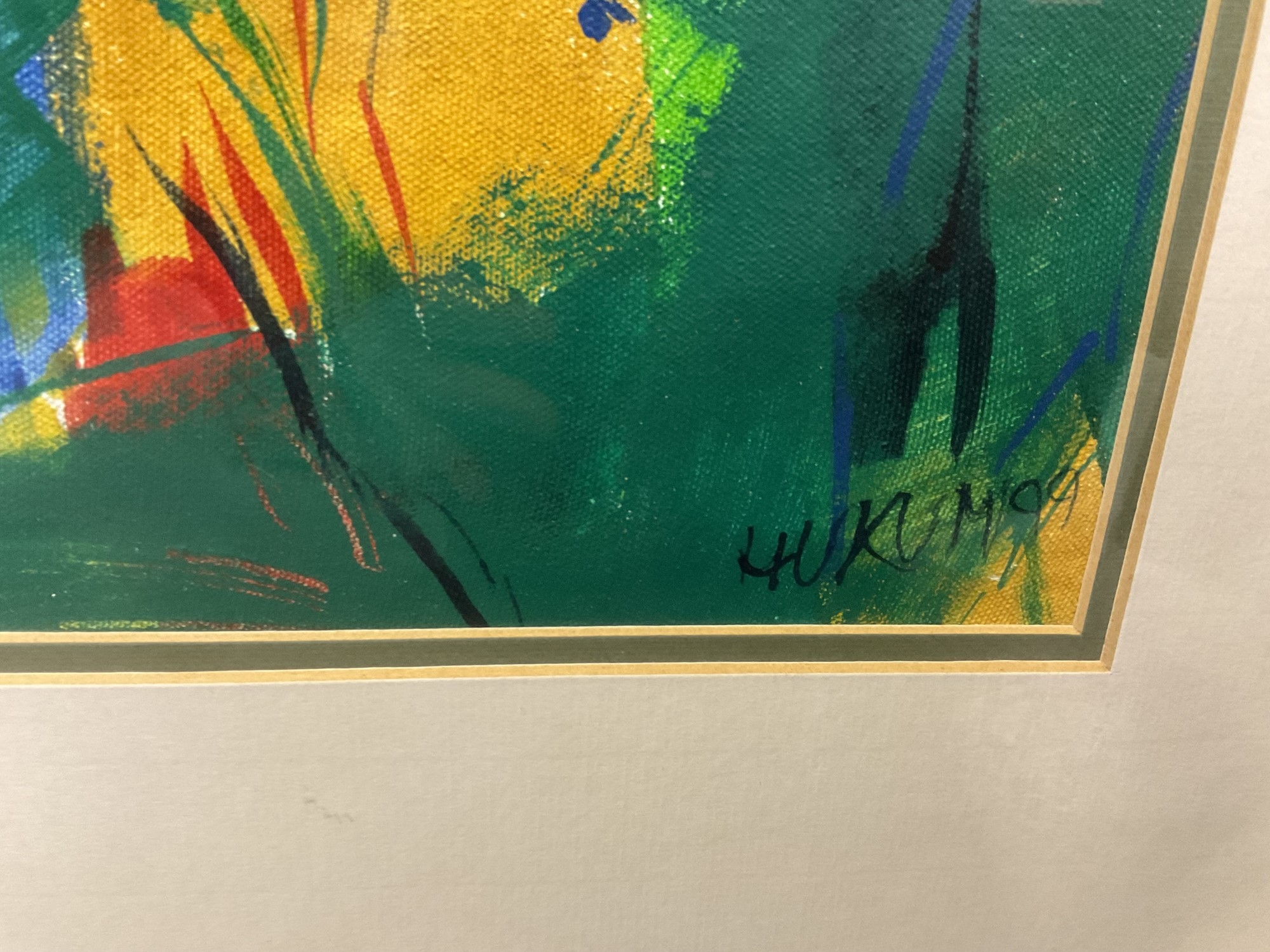 Artwork by Hukum Lal Verma, abstracts, Made of acrylics