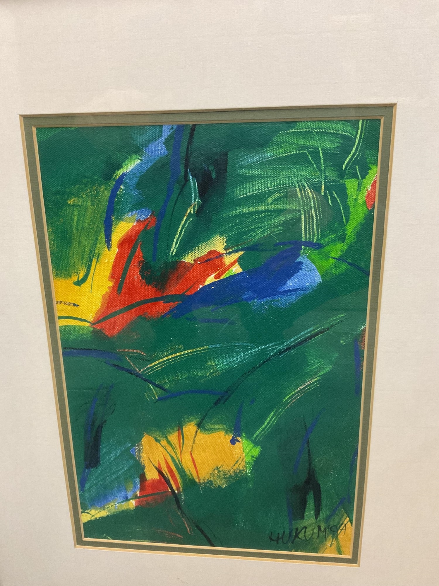 Artwork by Hukum Lal Verma, abstracts, Made of acrylics