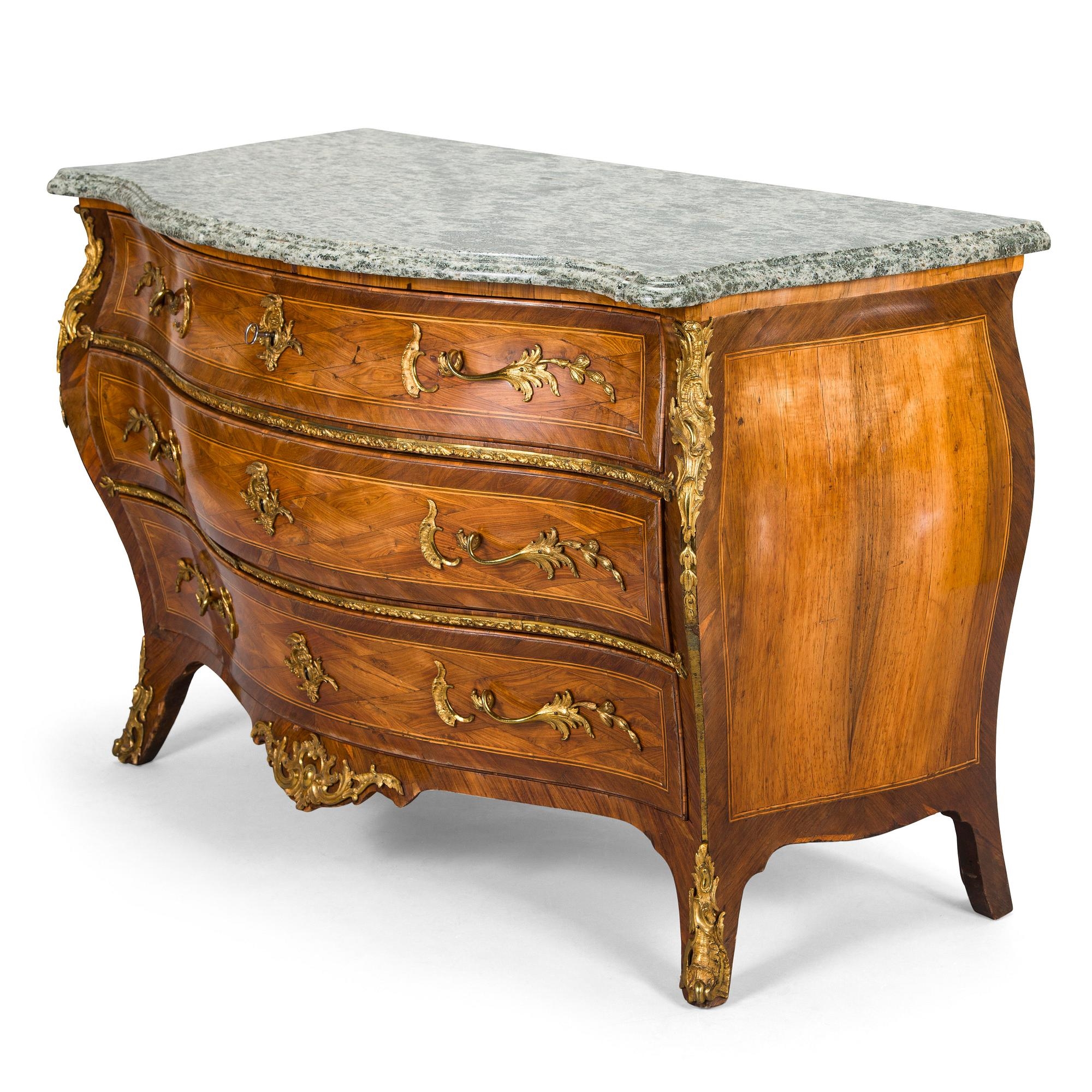 Christopher Tietze | A Swedish Rococo commode by Christopher Tietze ...