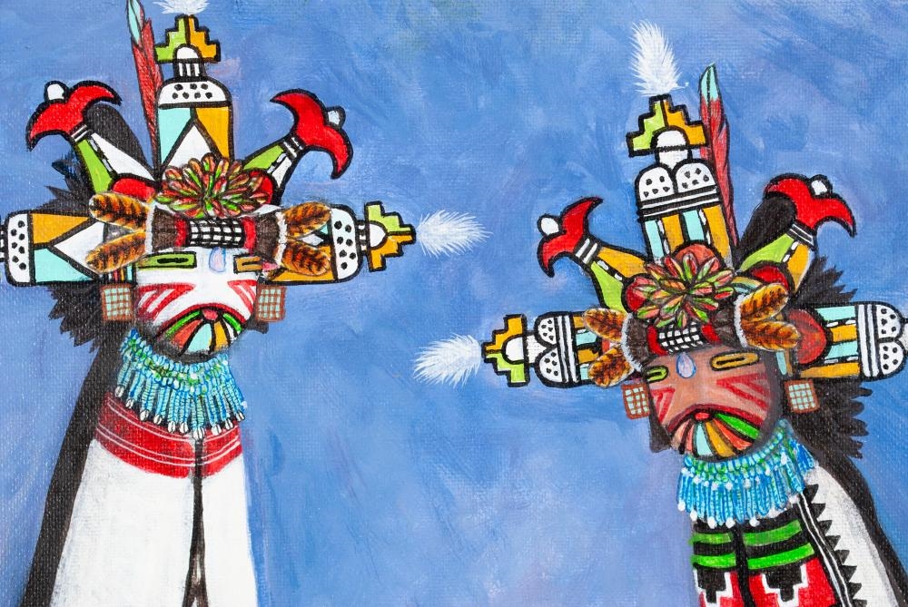 Neil David | Hopi Shalako dancers | MutualArt