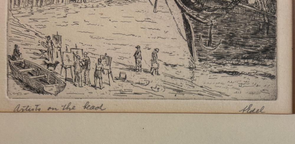 Albert Edel | Artists on the Beach | MutualArt