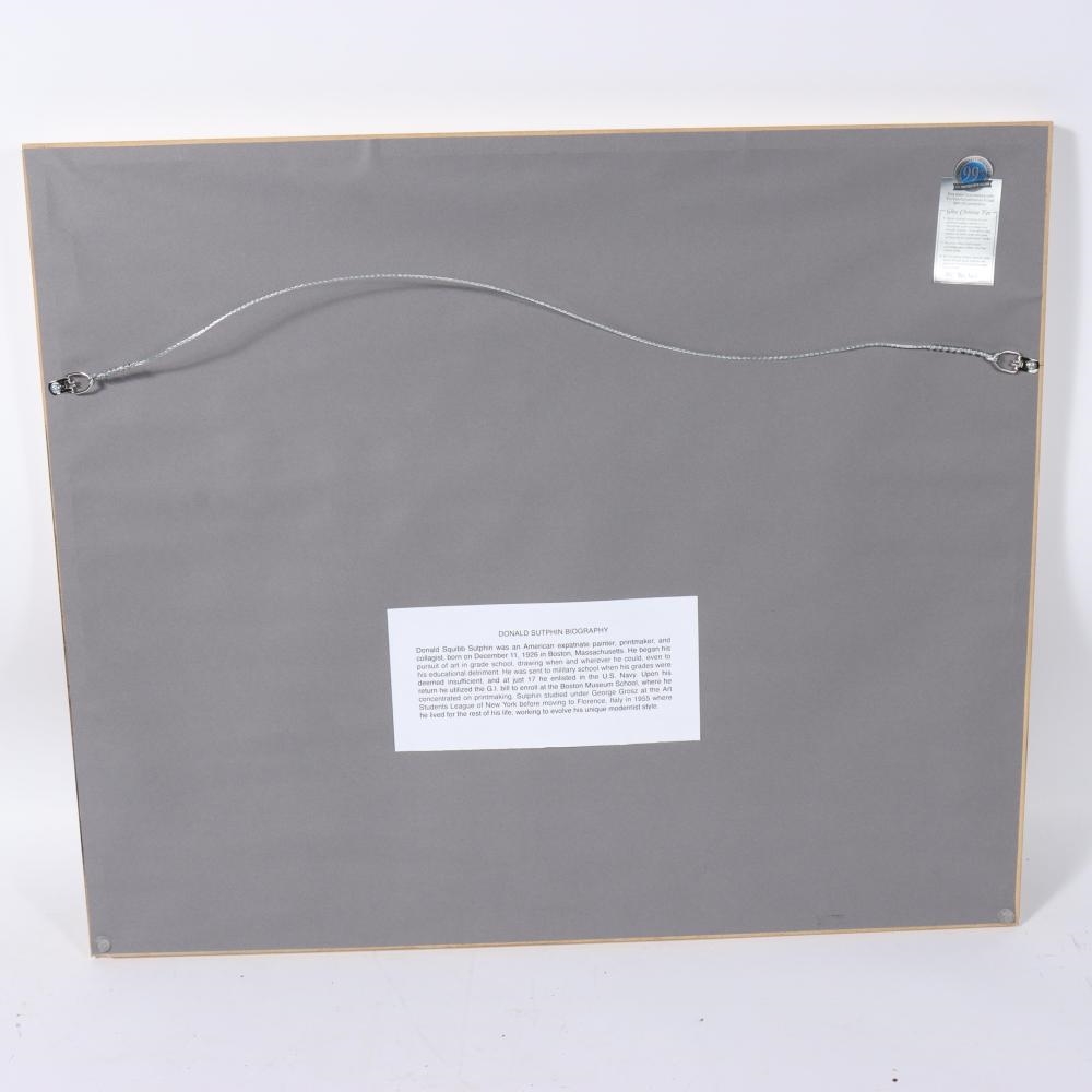 Artwork by Donald Sutphind, We Who Contemplate Our Future, 1967, Made of woodcut
Pencil