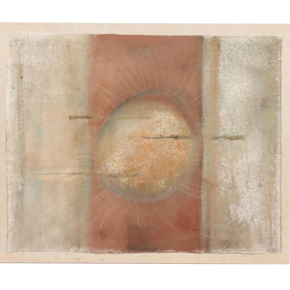Artwork by Constance Quint Heller, Celestial Sphere, 1997, Made of mixed media on canvas