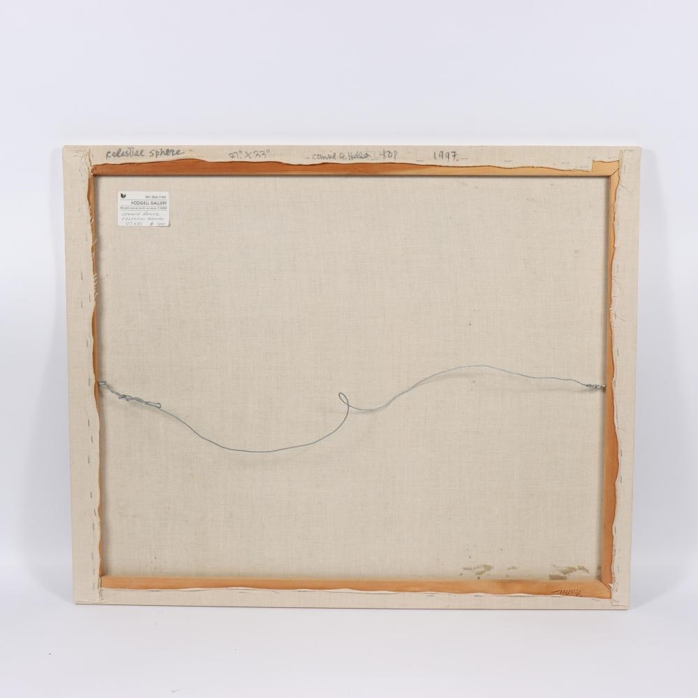 Artwork by Constance Quint Heller, Celestial Sphere, 1997, Made of mixed media on canvas