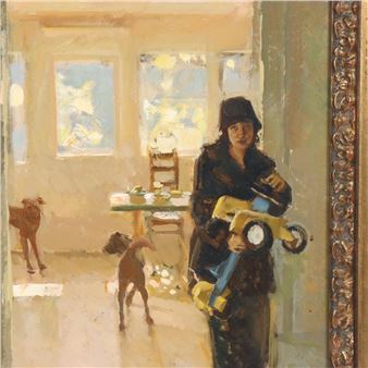 woman holding toy - Philip Geiger