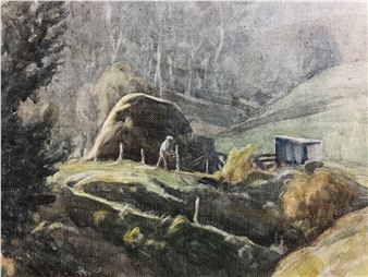 Untitled - unframed / mounted - William Arthur Greener Penlington