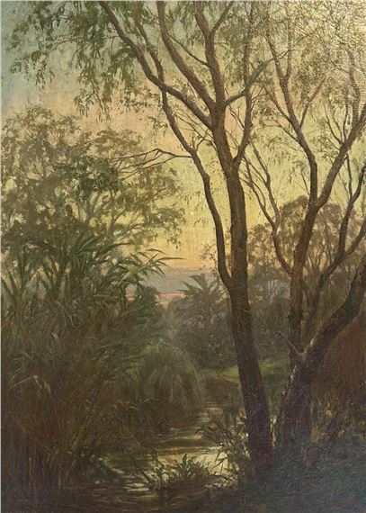 Fern Shrouded Path by Edmund Thomas Gouldsmith