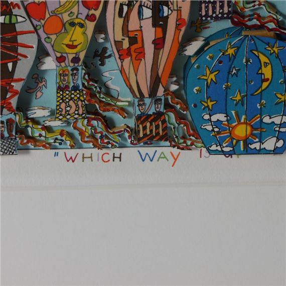 3D絵画 James Rizzi [Which way is Up] 3D絵画 James Rizzi [Which way