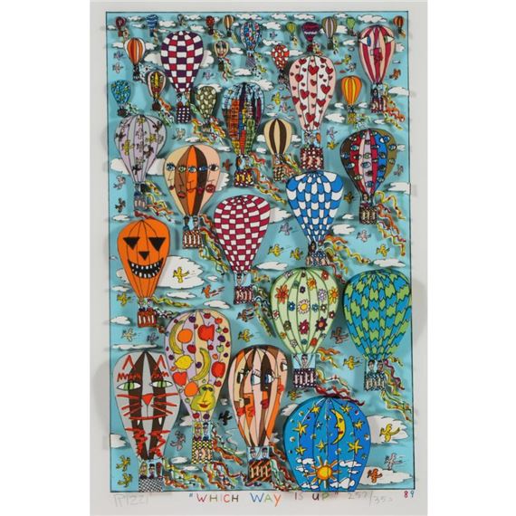 James Rizzi | Which Way Is Up, 1989 (1989) | MutualArt