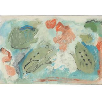 frogs, 1959 - Emily Abbott Nordfeldt