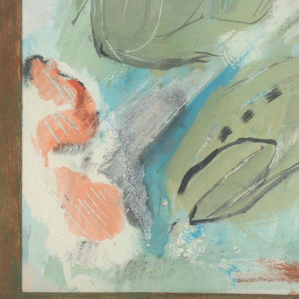 Artwork by Emily Abbott Nordfeldt, frogs, 1959, Made of watercolor on paper