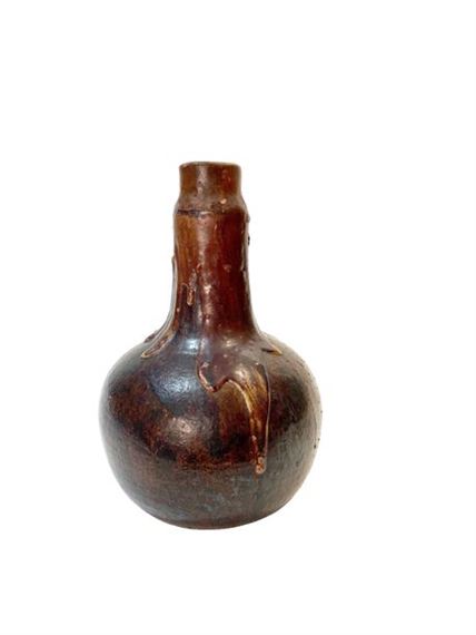 Baluster vase in chamotte clay by Arthur Craco, Emile Declercq