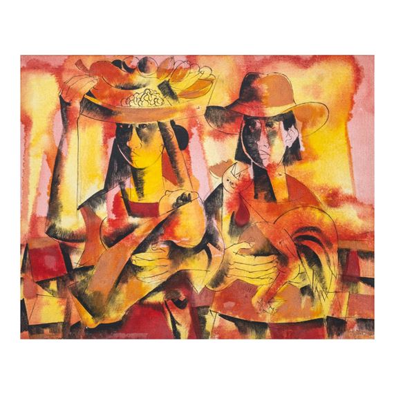 Family by Angelito Antonio, dated 1984
